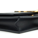 Saint Lauren Kate wallet on chain with Tassel black GHW