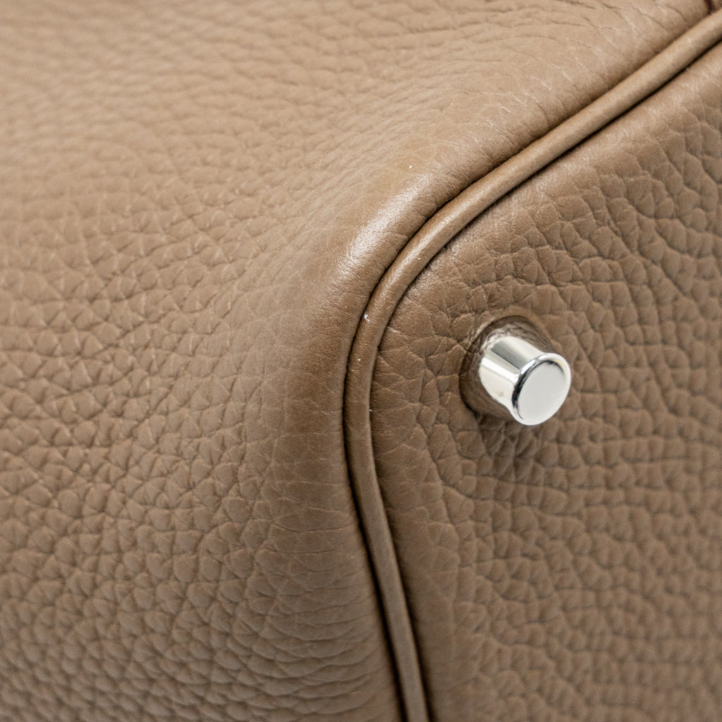Hermes Picotin 18 Lock Bag Clemence ETOUPE SHW
