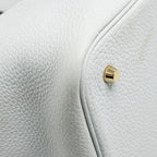 Hermes picotin 22 lock bag clemence blue pale GHW