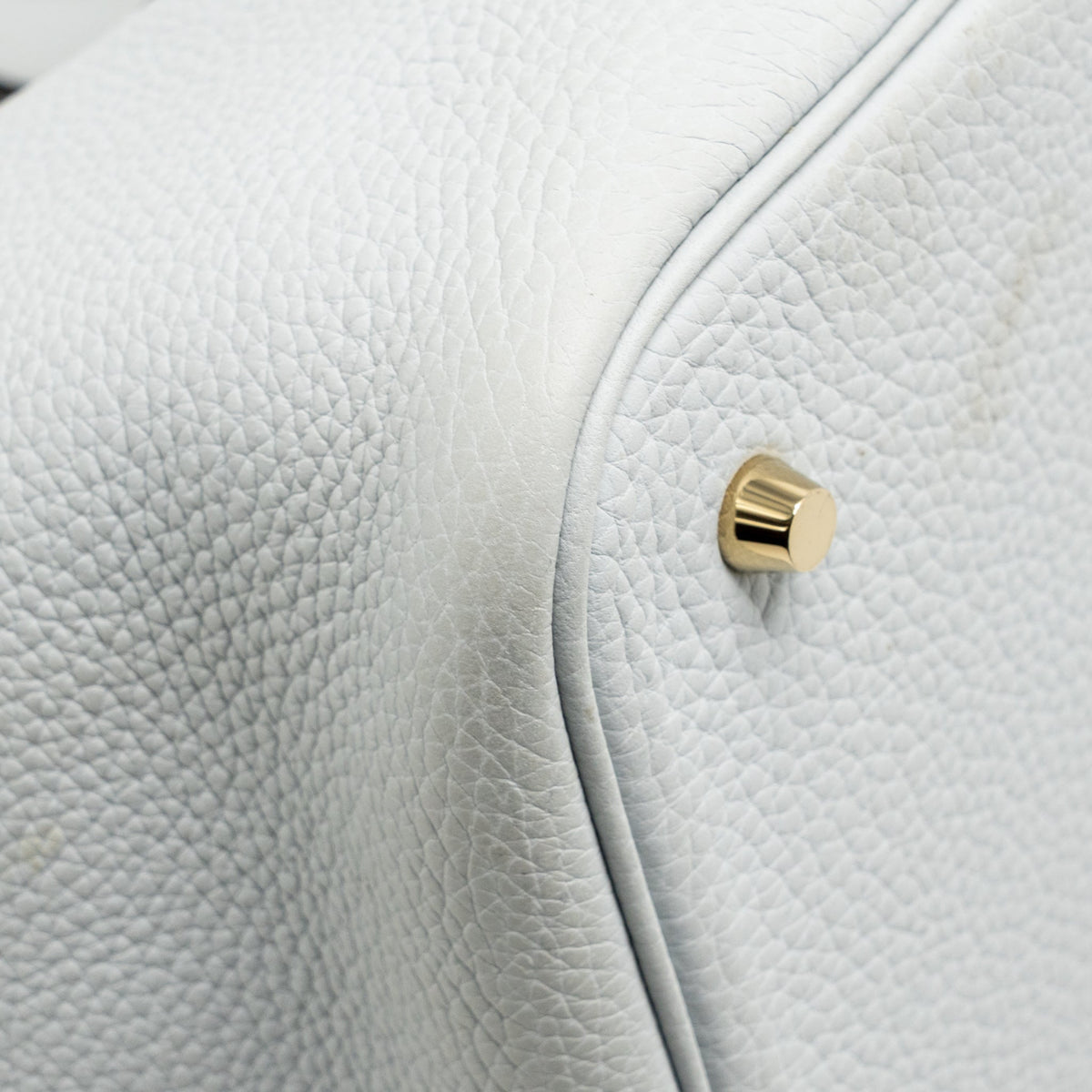 Hermes picotin 22 lock bag clemence blue pale GHW