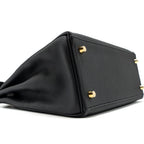 Hermes Kelly 28 Togo Black GHW