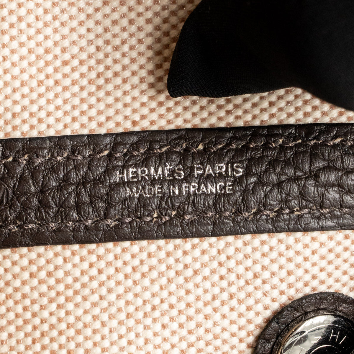 Hermes Neo Garden Party 23 CANVAS/NEGONDA ECRU-BEIGE/EBENE SHW