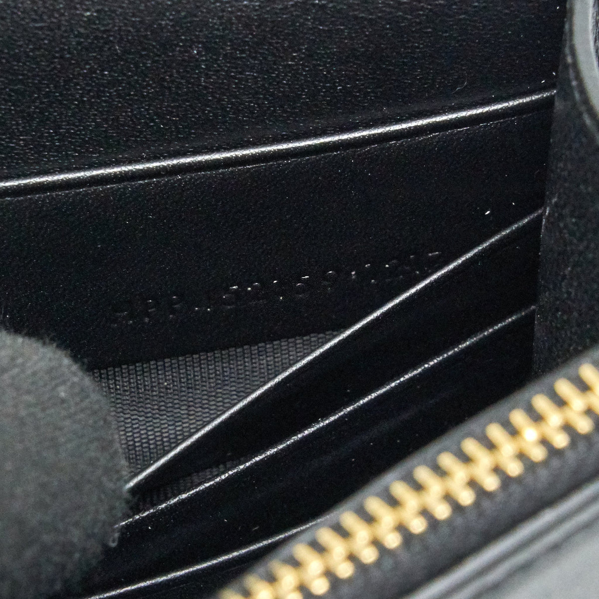 Saint Lauren Kate wallet on chain with Tassel black GHW