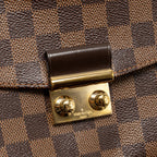 LOUIS VUITTON CROISETTE DAMIER EBENE CANVAS GHW