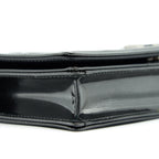 DIOR DIORAMA WALLET ON CHAIN METALLIC BLACK SHW
