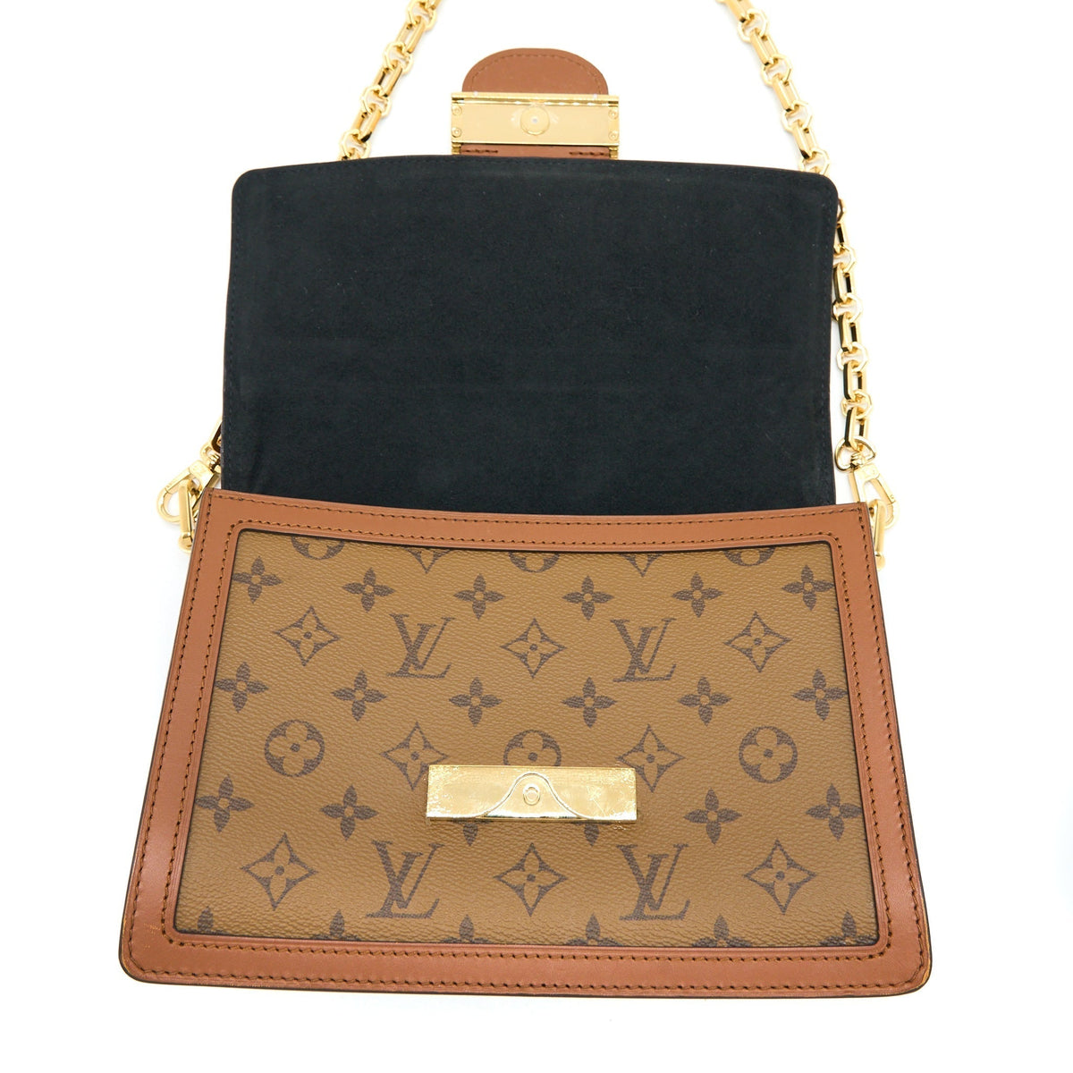 LOUIS VUITTON DAUPHINE MM MONOGRAM CANVAS GHW