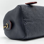LOUIS VUITTON SPEEDY 25 BANDOULIERE MONOGRAM EMPREINTE NAVY/RED GHW