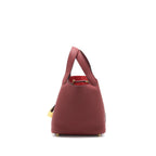 HERMES PICOTIN 18 LOCK BAG CLEMENCE ROUGE H GHW