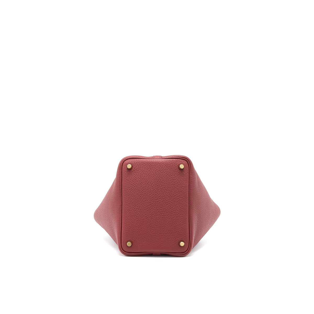 HERMES PICOTIN 18 LOCK BAG CLEMENCE ROUGE H GHW