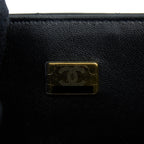 CHANEL MINI RECTANGULAR FLAP BAG LAMBSKIN BLACK LGHW (MICROCHIP)