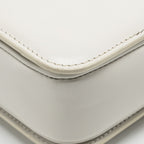 Celine teen triomphe bag calfskin white GHW