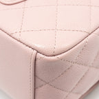 CHANEL 24P CLASSIC MINI BACKPACK CAVIAR LIGHT PINK SHW (MICROCHIP)