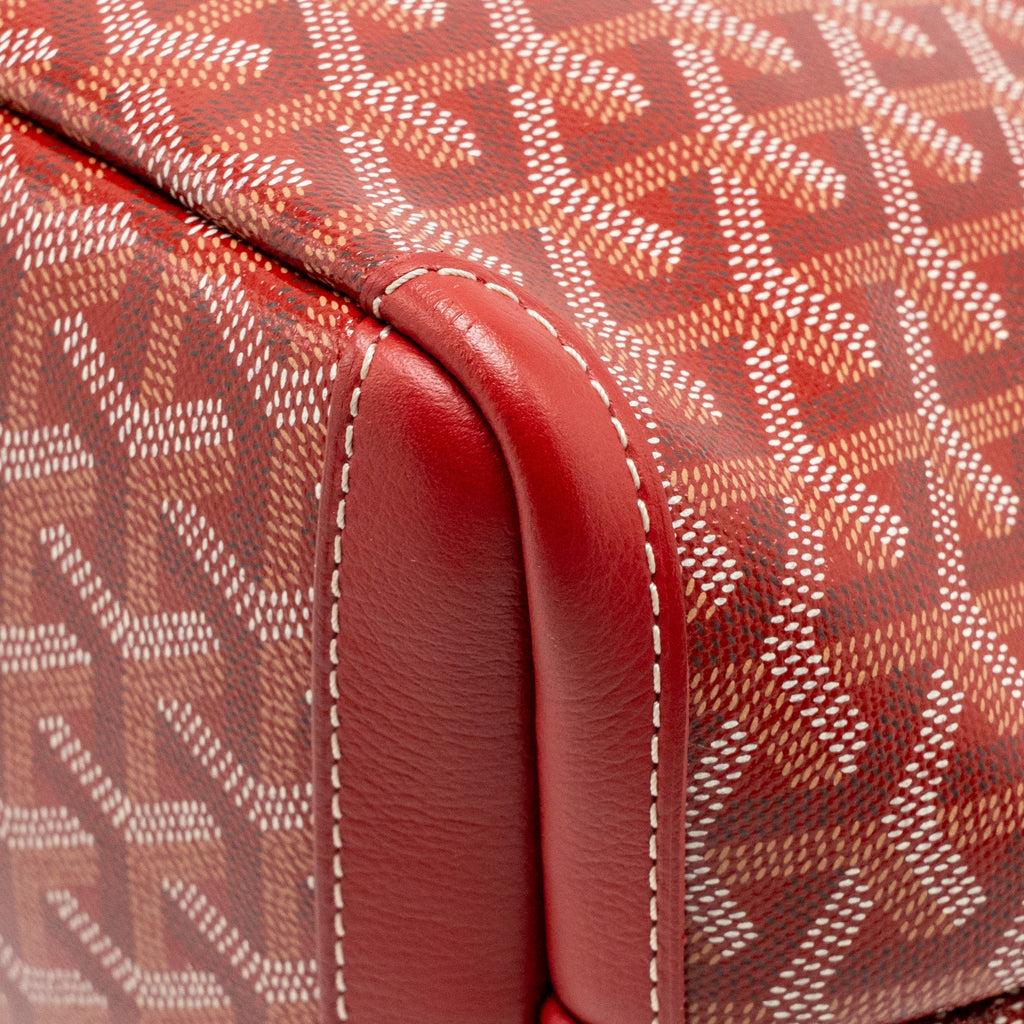 Goyard Artois PM Bag Goyardine Canvas/Chevroches Calfskin Rouge SHW