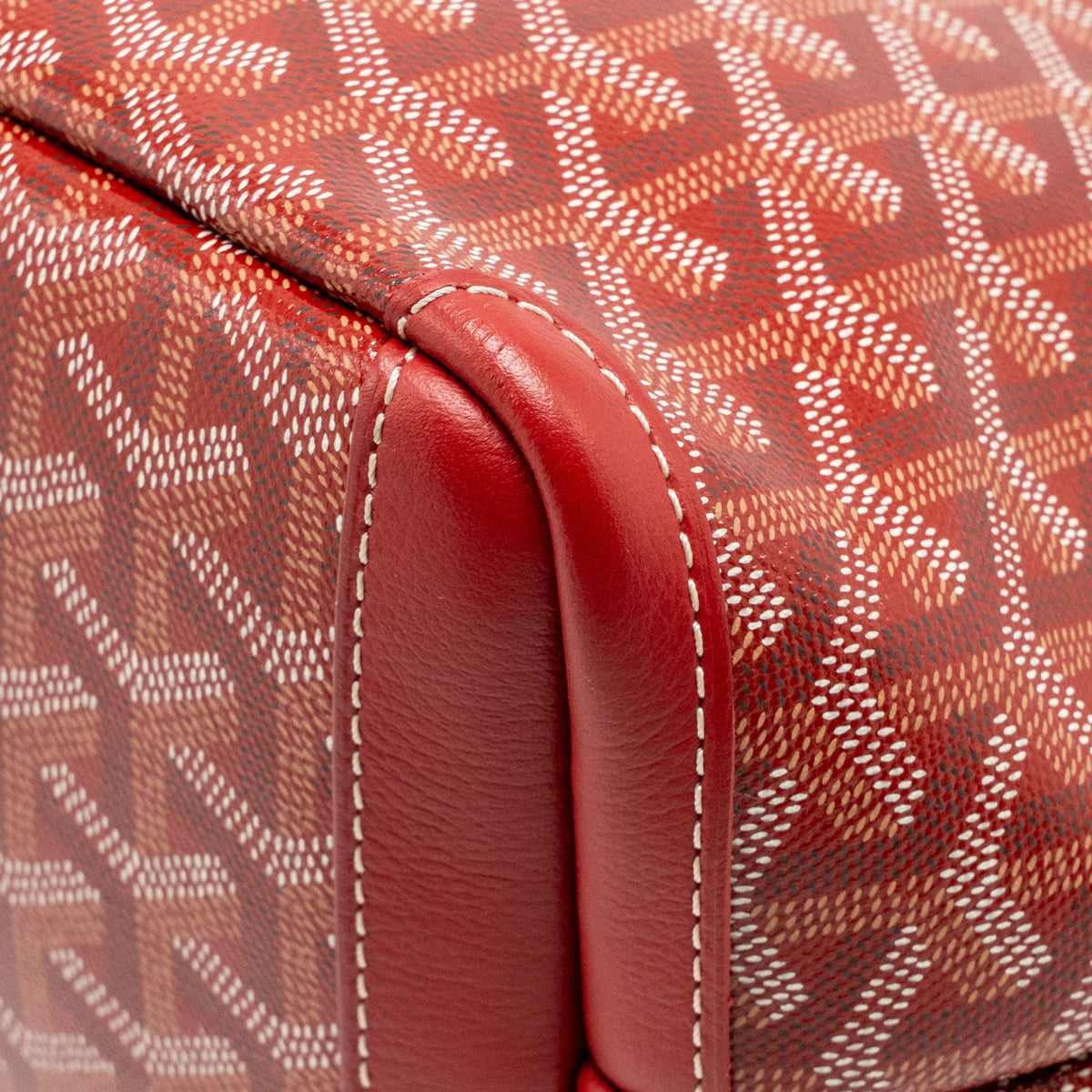 Goyard Artois PM Bag Goyardine Canvas/Chevroches Calfskin Rouge SHW