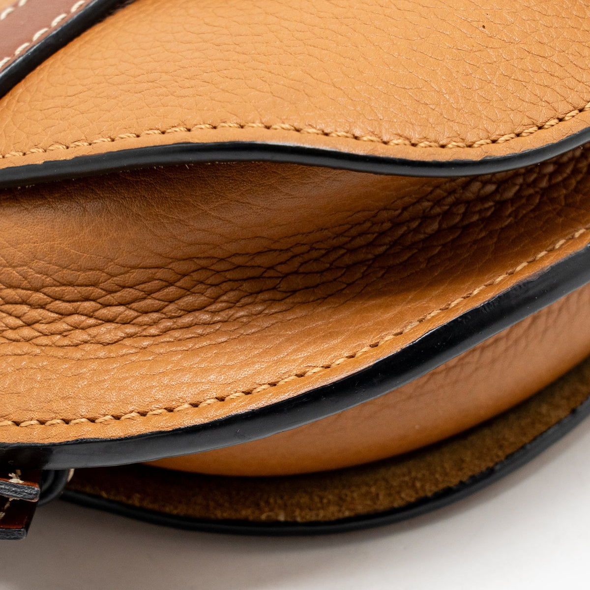 Loewe mini gate bag calfskin Tan GHW