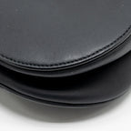 Dior mini saddle bag calfskin so black with an extra strap