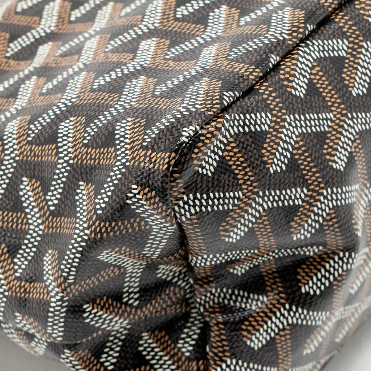 Goyard Mini Boheme Hobo Bag Goyardine Canvas/Calfskin Black SHW