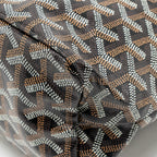 Goyard Mini Boheme Hobo Bag Goyardine Canvas/Calfskin Black SHW
