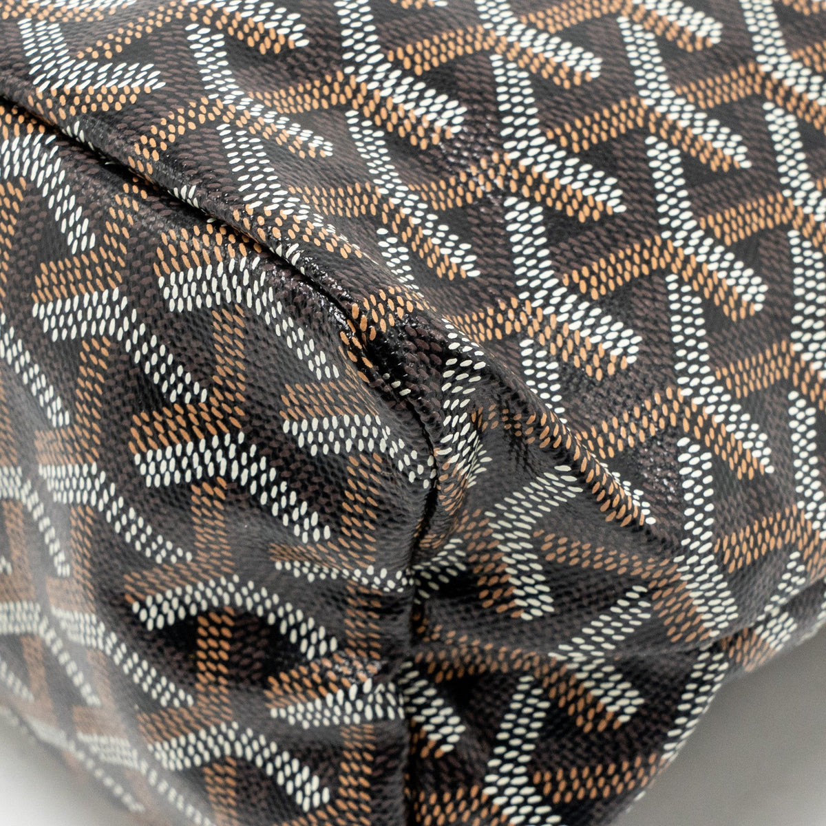 Goyard Mini Boheme Hobo Bag Goyardine Canvas/Calfskin Black SHW