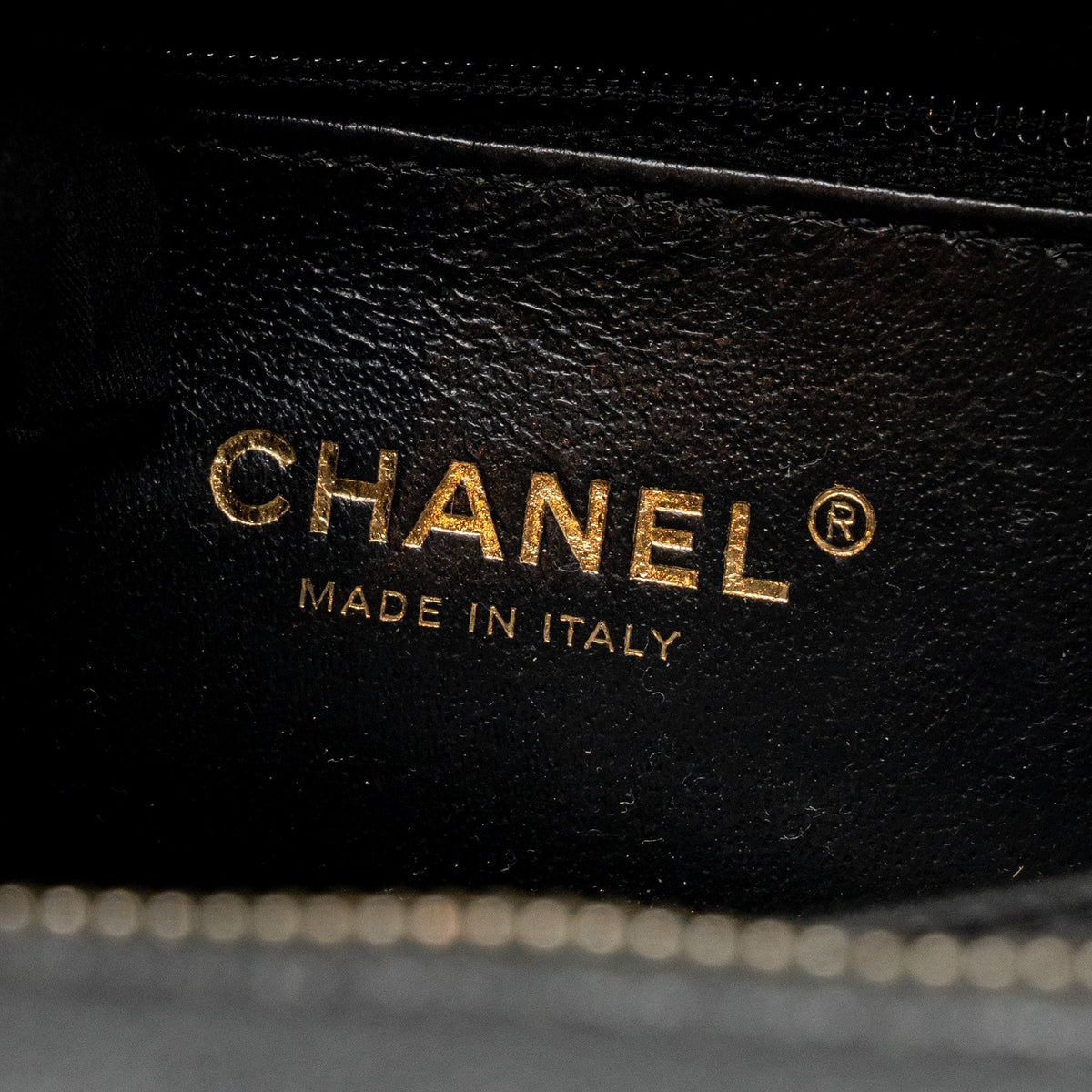 CHANEL CC FILIGREE VANITY CAVIAR BLACK GHW