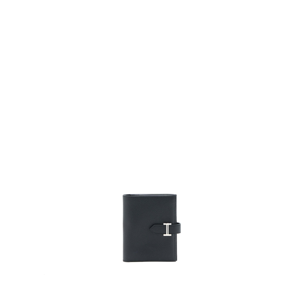 HERMES BEARN COMPACT WALLET EPSOM BLACK SHW