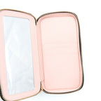 CHANEL VANITY CASE GLAZED LAMBSKIN BLACK LGHW