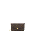 LOUIS VUITTON FELICIE POCHETTE MONOGRAM CANVAS GHW
