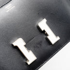 HERMES MINI CONSTANCE ALLEGRO BLACK / WHITE SHW