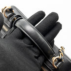 CHANEL CC FILIGREE VANITY CAVIAR BLACK GHW