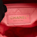 Chanel Medium 22 Bag Calfskin Pink GHW (Microchip)