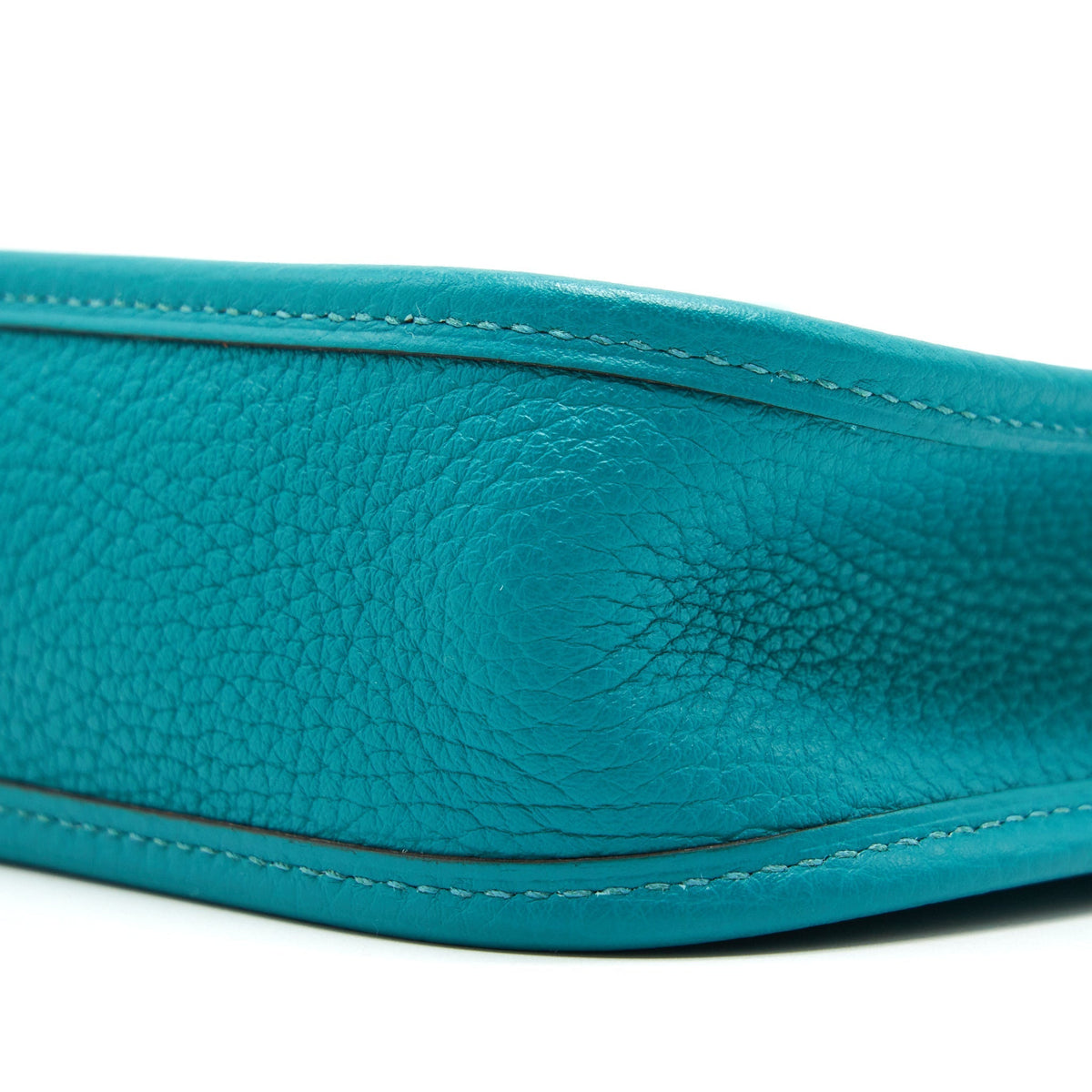 HERMES MINI EVELYNE BLEU PAON TAURILLON SHW
