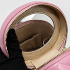 CHANEL TOP HANDLE VANITY CASE LAMBSKIN PINK LGHW
