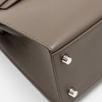 Hermes Kelly 25 Epsom Gris Etain SHW
