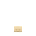 CHANEL CLASSIC FLAP CARD HOLDER CAVIAR BEIGE GHW