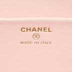CHANEL VANITY CASE GLAZED LAMBSKIN BLACK LGHW