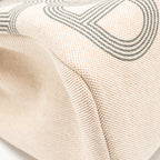 HERMES Circuit 24 HERBAG 31 ZIP BAG CHAINE D’ANCRE CANVAS / LEATHER BEIGE GHW