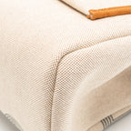HERMES Circuit 24 HERBAG 31 ZIP BAG CHAINE D’ANCRE CANVAS / LEATHER BEIGE GHW