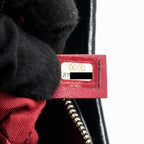 CHANEL SMALL GABRIELLE HOBO BAG AGED CALFSKIN BLACK MULTICOLOUR HARDWARE