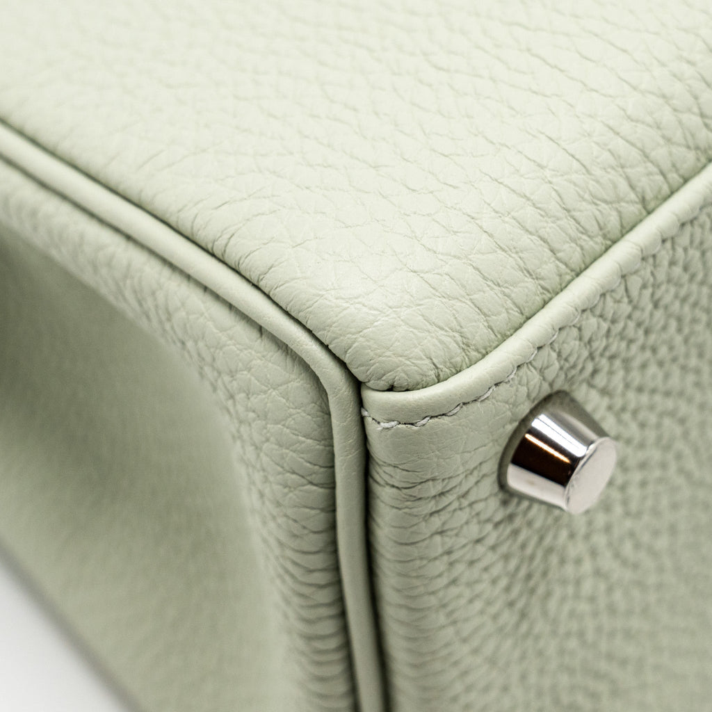 Hermes Kelly 25 Togo Gris Neve SHW