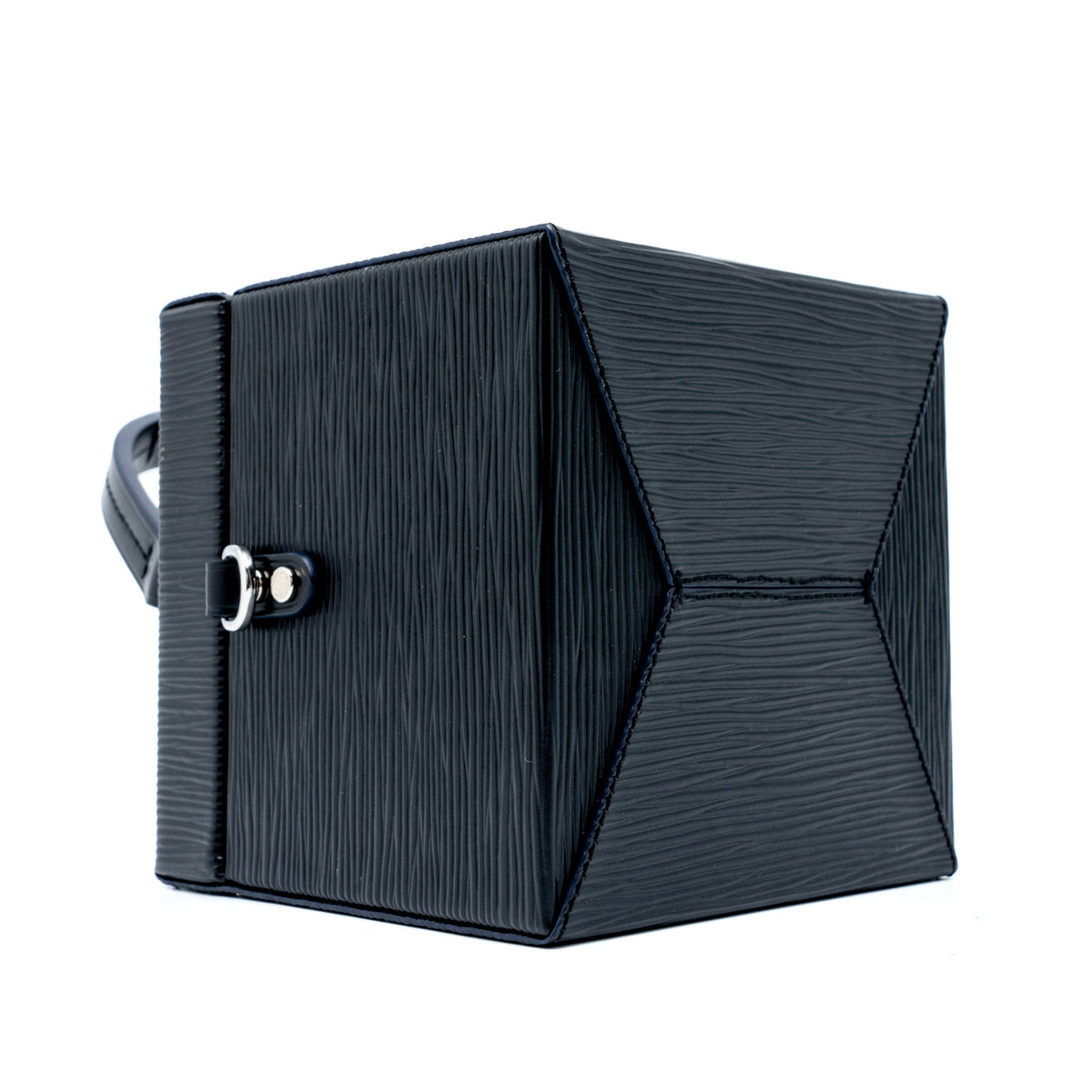 LOUIS VUITTON BLEECKER BOX BAG EPI BLACK SHW