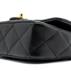 CHANEL 23P COCO LOVE FLAP BAG CAVIAR BLACK GHW (MICROCHIP)