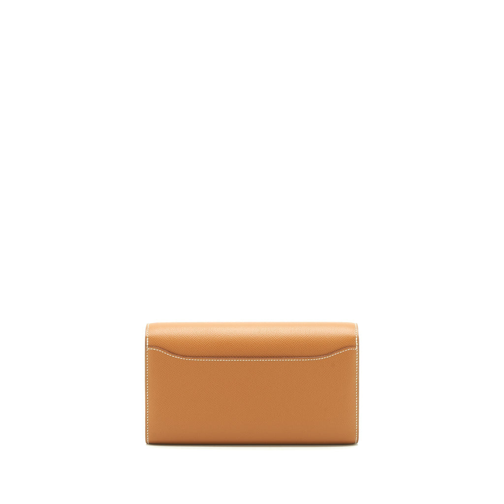 HERMES CONSTANCE LONG TO GO WALLET EPSOM GOLD GHW
