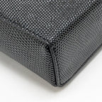 Chanel Vanity with Chain Lizard Embossed Calfskin Black GHW (Microchip)