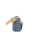LOUIS VUITTON DENIM BAGGY PM MONOGRAM GHW