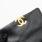 CHANEL SMALL 19 BAG GOATSKIN BLACK MULTICOLOUR HARDWARE