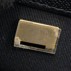 CHANEL MEDIUM BOY BAG LIMITED EDITION CAVIAR BLACK GHW (MICROCHIP)