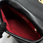 CHANEL SMALL 19 BAG GOATSKIN BLACK MULTICOLOUR HARDWARE