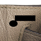HERMES KELLY 28 TOGO M8 GRIS ASPHALTE GHW