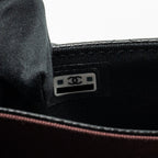 CHANEL CLASSIC FLAP CARD HOLDER CAVIAR BLACK GHW (MICROCHIP)