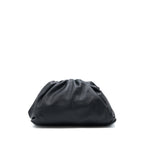 BOTTEGA VENETA TEEN POUCH CALFSKIN BLACK